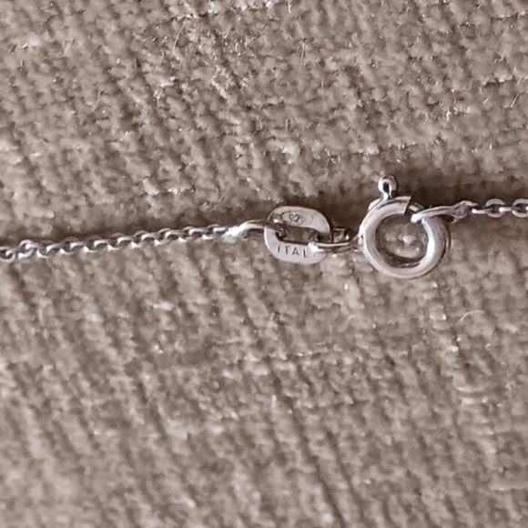 925 Italy Silver Delicate Tiny Chain Necklace - Picture 4 of 13
